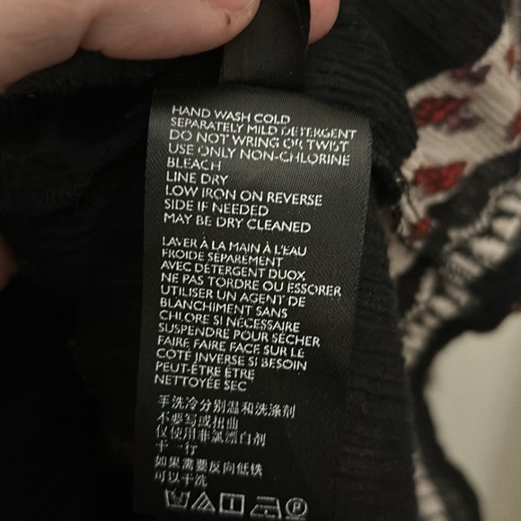 Free People Gardenia Tunic mixed print with metallic sequin trim - Picture 8 of 10